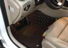 Thảm Sàn Da Nâu Cacbon Mercedes GLC
