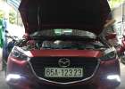 Mazda 3 biển VIP cùng thảm sàn da đen chỉ đỏ tinh tế